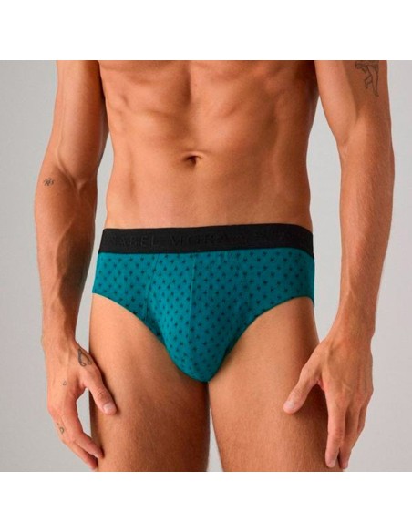 slips pack de 2 modelo Humberto ysabel mora en verde