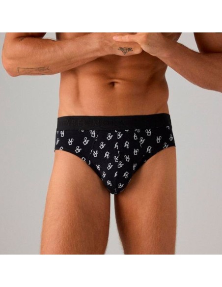 ysabel mora slip modelo Humberto en negro pack de 2