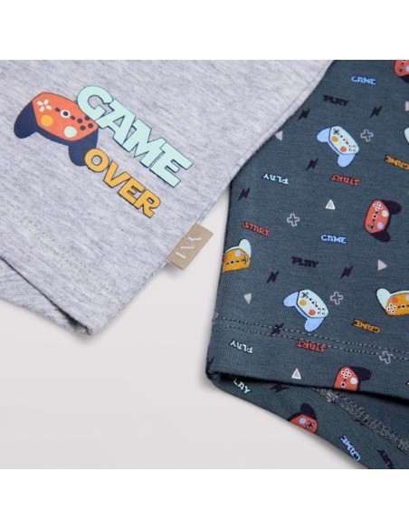 boxers de algodón para niño pack ysabel mora modelo juguetón en grises