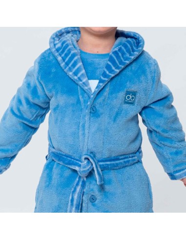 bata de invierno infantil don algodón lisa para niño