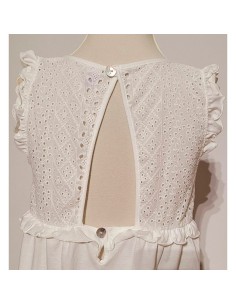 Camisón para niña de comunión en algodón modelo Luisa de rapife 2